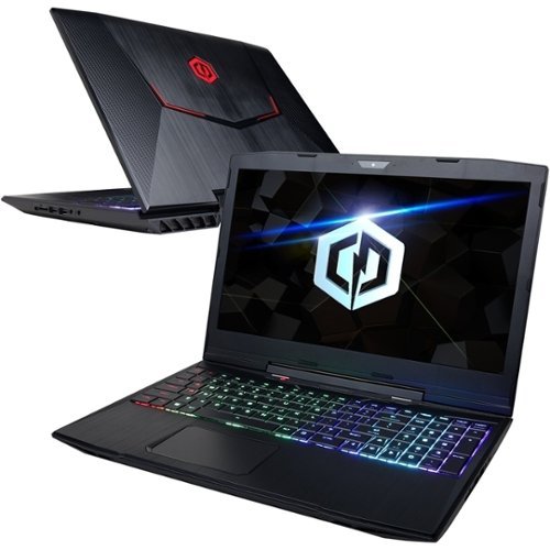 CyberPowerPC - Tracer III 15.6" Laptop - Intel Core i7 - 16GB Memory - NVIDIA GeForce GTX 1060 - 1TB Solid State Drive - Black-Front_Standard 
