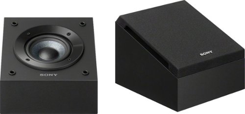  Sony - 4&quot; Dolby Atmos Enabled Elevation Speakers (Pair) - Black