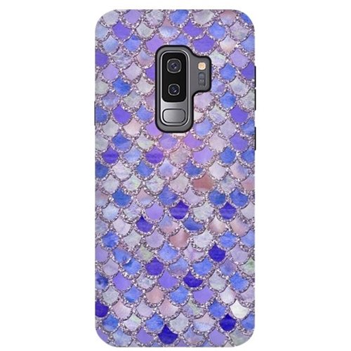 ArtsCase - StrongFit Designers hand drawn mermaid scales Case for Samsung Galaxy S9+ - Purple-Front_Standard 