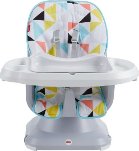 Fisher-Price - SpaceSaver High Chair - Gray/Multi-Front_Standard 