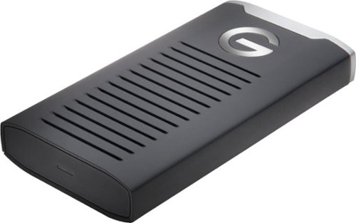 G-Technology G-DRIVE Mobile R-Series 500GB External USB 3.1 Gen 2 Portable SSD - Black/Silver WORLDWIDE DELIVERY