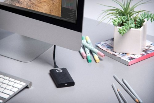 G-Technology G-DRIVE Mobile R-Series 500GB External USB 3.1 Gen 2 Portable SSD - Black/Silver BUY ONLINE