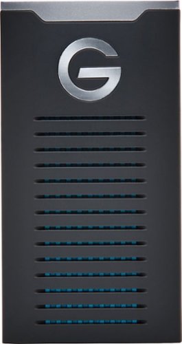 G-Technology - G-DRIVE Mobile SSD R-Series 2TB External USB 3.1 Gen 2 Portable Solid State Drive - Black/Silver-Front_Standard 