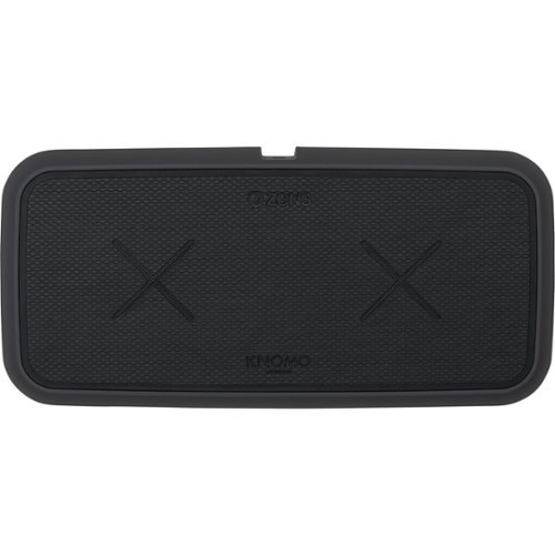 KNOMO x ZENS 20W Qi Certified Wireless Charging Pad for iPhone®/Android - Black-Front_Standard 