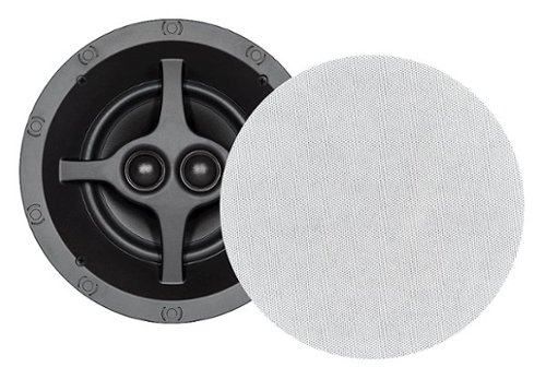 Sonance - C6R SST SINGLE SPEAKER - C Series 6-1/2" Single Stereo 2-Way In-Ceiling Speaker (Each) - Paintable White