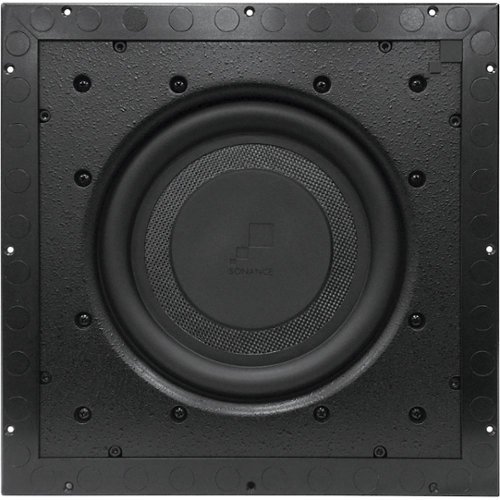 Sonance - Visual Performance 10" Passive In-Wall Subwoofer (Each) - Paintable White