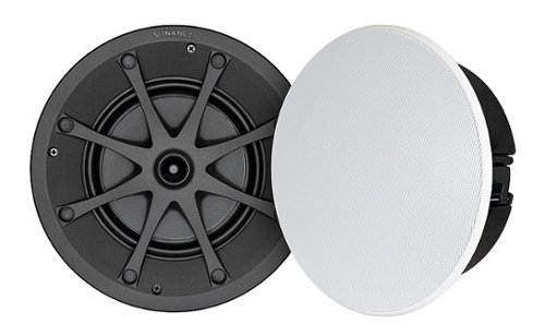 Sonance - VPXT8R - Visual Performance Extreme 8"  2-Way Outdoor In-Ceiling Speakers (Pair) - Paintable White
