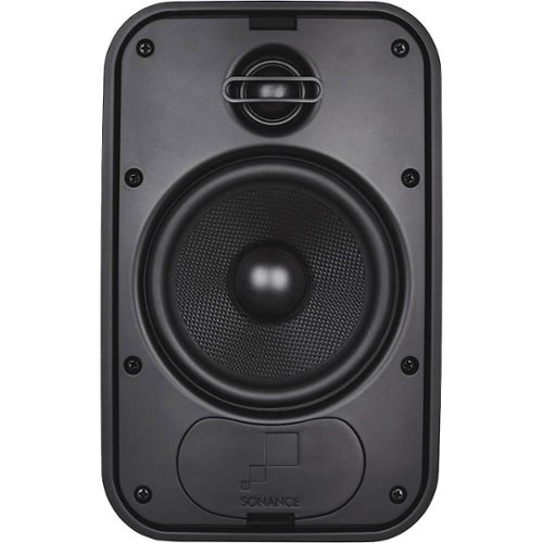 Sonance - Mariner 5-1/4" 2-Way Outdoor Speakers (Pair) - Black
