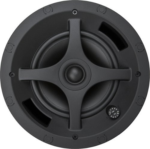 Sonance - Professional Series 6-1/2" 2-Way In-Ceiling Speakers (Pair) - Paintable White