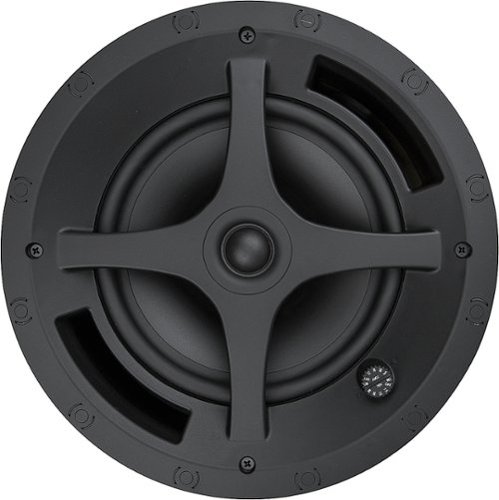 Sonance - Professional Series 8" Passive 2-Way In-Ceiling Speakers (Pair) - White-Front_Standard 