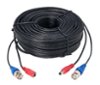 Lorex - 100’ 4K In-wall RG59 to RG59 BNC Video/Power UL CM Cable with Fire-Resistant - Black-Front_Standard