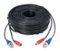 Lorex - 100’ 4K In-wall RG59 to RG59 BNC Video/Power UL CM Cable with Fire-Resistant - Black-Front_Standard