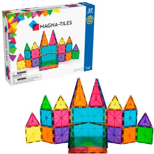 Magna-Tiles Clear Colors 37-Piece Set