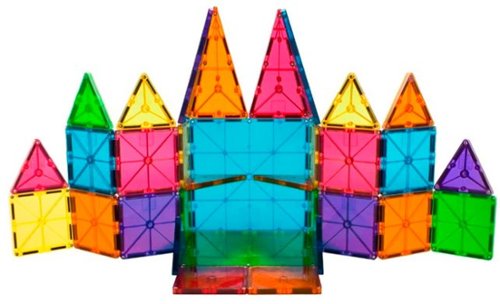 Magna-Tiles - Juego de 37 piezas de colores transparentes Magna-Tiles®