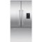 Fisher & Paykel - ActiveSmart 20.1 Cu. Ft. French Door Refrigerator - Brushed Stainless Steel-Front_Standard