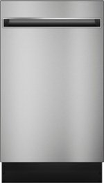 Haier - 18" Front Control Built-In Dishwasher with Stainless Steel Tub - Stainless steel - Front_Standard