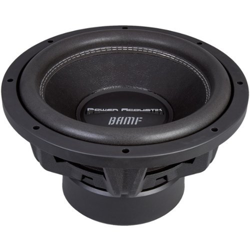 Power Acoustik - BAMF Series 15" Dual-Voice-Coil 2-Ohm Subwoofer - Black-Front_Standard 