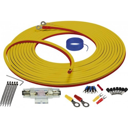 Stinger - 4GA Marine Amplifier Power Installation Kit - Yellow/Red