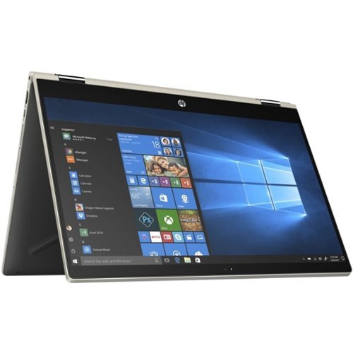  Pavilion x360 2-in-1 15.6" Touch-Screen Laptop - Intel Core i3 - 8GB Memory - 1TB Hard Drive - HP Finish In Pale Gold And Ash Silver