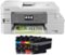 Brother - INKvestment Tank MFC-J995DW XL Wireless All-In-One Inkjet Printer - White-Front_Standard 
