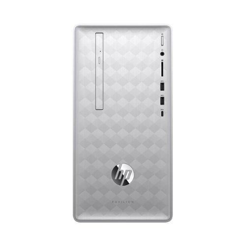 Pavilion Desktop - Intel Core i7 - 12GB Memory - 1TB Hard Drive - HP Finish In Natural Silver-Front_Standard 