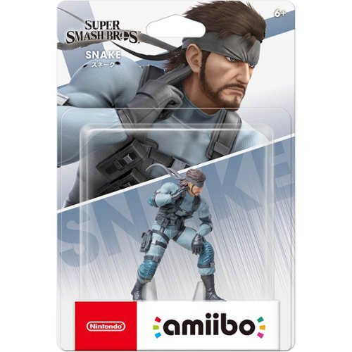 Nintendo amiibo Figure (Snake - Super Smash Bros. Series) - Blue WORLDWIDE DELIVERY