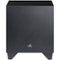 MartinLogan - Dynamo 400 8" 150W Ported, Compact, Powered Subwoofer - Satin Black-Front_Standard