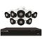 Night Owl - 8-Channel, 8-Camera Indoor/Outdoor Wired 4k 2TB NVR Surveillance System - Black/White-Front_Standard