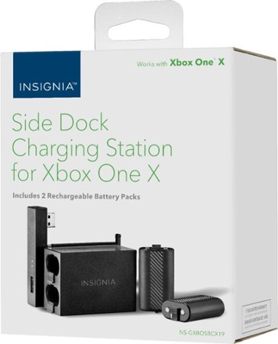 Insignia™ - Side Dock Charging Station for Xbox One X - Black-Alt_View_Standard_13 