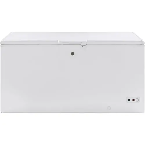 Front. GE - 15.7 Cu. Ft. Chest Freezer - White.