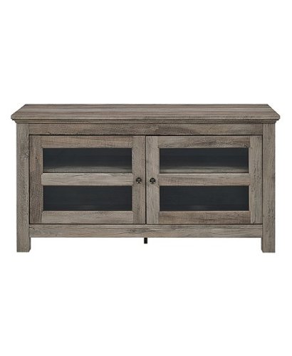 Walker Edison - Double Door TV Stand for Most Flat-Panel TV's up to 48" - Grey Wash
