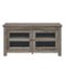 Walker Edison - Double Door TV Stand for Most Flat-Panel TV's up to 48" - Grey Wash-Front_Standard