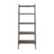 Walker Edison - 72" Industrial Ladder 5-Shelf Bookcase - Grey Wash-Front_Standard