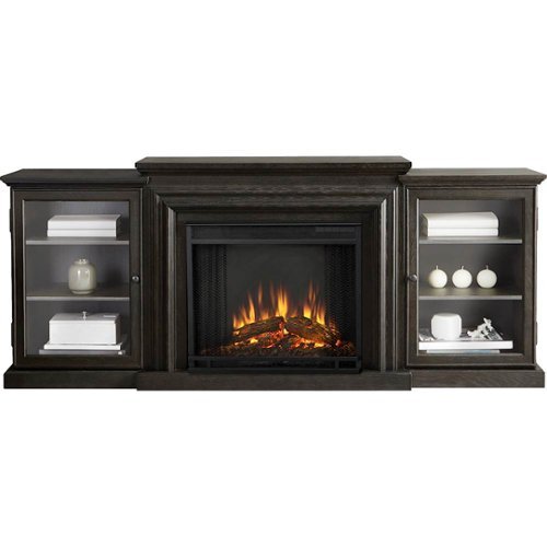 Real Flame - Frederick Electric Fireplace - Gray-Front_Standard 