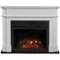 Real Flame - Harlan Electric Fireplace - White-Front_Standard