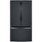 GE Profile - 23.1 Cu. Ft. French Door Counter-Depth Refrigerator with Internal Water Dispenser - Black Slate-Front_Standard