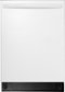 Insignia™ - 24" Top Control Built-In Dishwasher with Stainless Steel Tub - White-Front_Standard