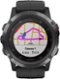 Garmin - Fēnix 5X Plus Sapphire Smart Watch - Fiber-Reinforced Polymer - Black with Black Band-Front_Standard