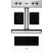 Viking - Professional 7 Series 30" Built-In Double Electric Convection Wall Oven - White-Front_Standard