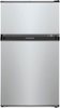 Frigidaire - 3.1 Cu. Ft. Mini Fridge with Built-In Freezer - Silver-Front_Standard