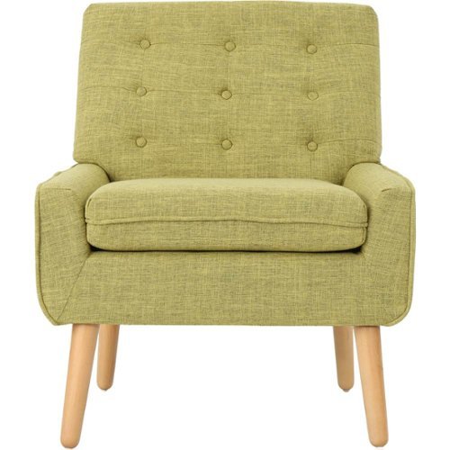Noble House - Quincy Accent Chair - Muted Green-Front_Standard 