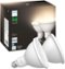 Philips - Outdoor Hue White PAR-38 Smart LED Bulb (2-Pack) - White-Front_Standard 