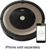 iRobot - Roomba 891 App-Controlled Self-Charging Robot Vacuum - Champagne-Front_Standard