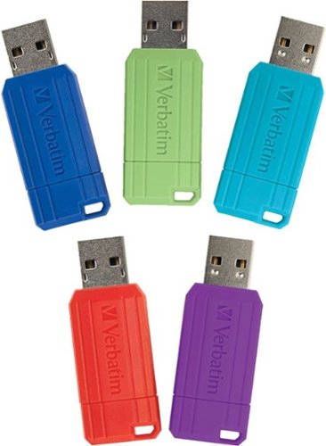 Verbatim - 16GB USB 2.0 Drives (5-Pack) - Assorted-Front_Standard 