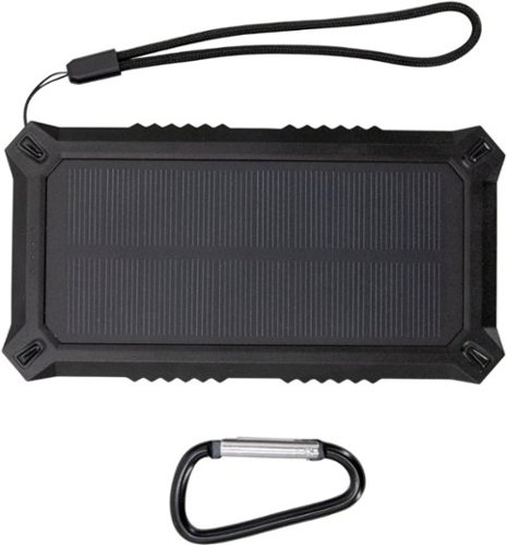 Renogy - 15,000 mAh Portable Charger for Most USB-Enabled Devices - Black-Front_Standard 