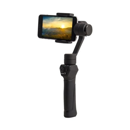 Bower - ZERO Gravity 3-Axis Gimbal Stabilizer for Mobile Phones - Black-Front_Standard 