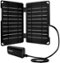 Renogy - E.FLEX 10W Portable Solar Panel with 5000 mAh Power Bank - Black-Front_Standard
