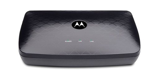 Motorola - MM1000 MoCA Adapter for Ethernet - Black