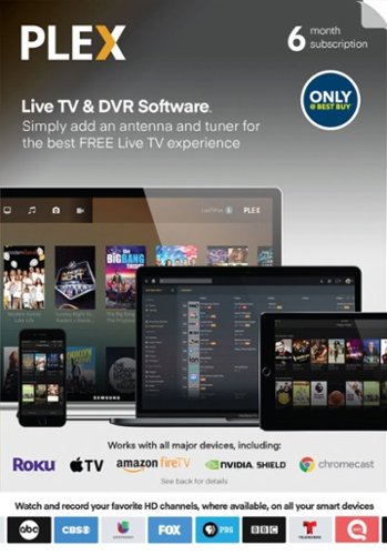 6-Months Plex Live TV and DVR Software Access Subscription [Digital]