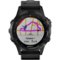 Garmin - fēnix® 5 Plus Sapphire Smartwatch 47mm Fiber-Reinforced Polymer - Black with Black Band-Front_Standard